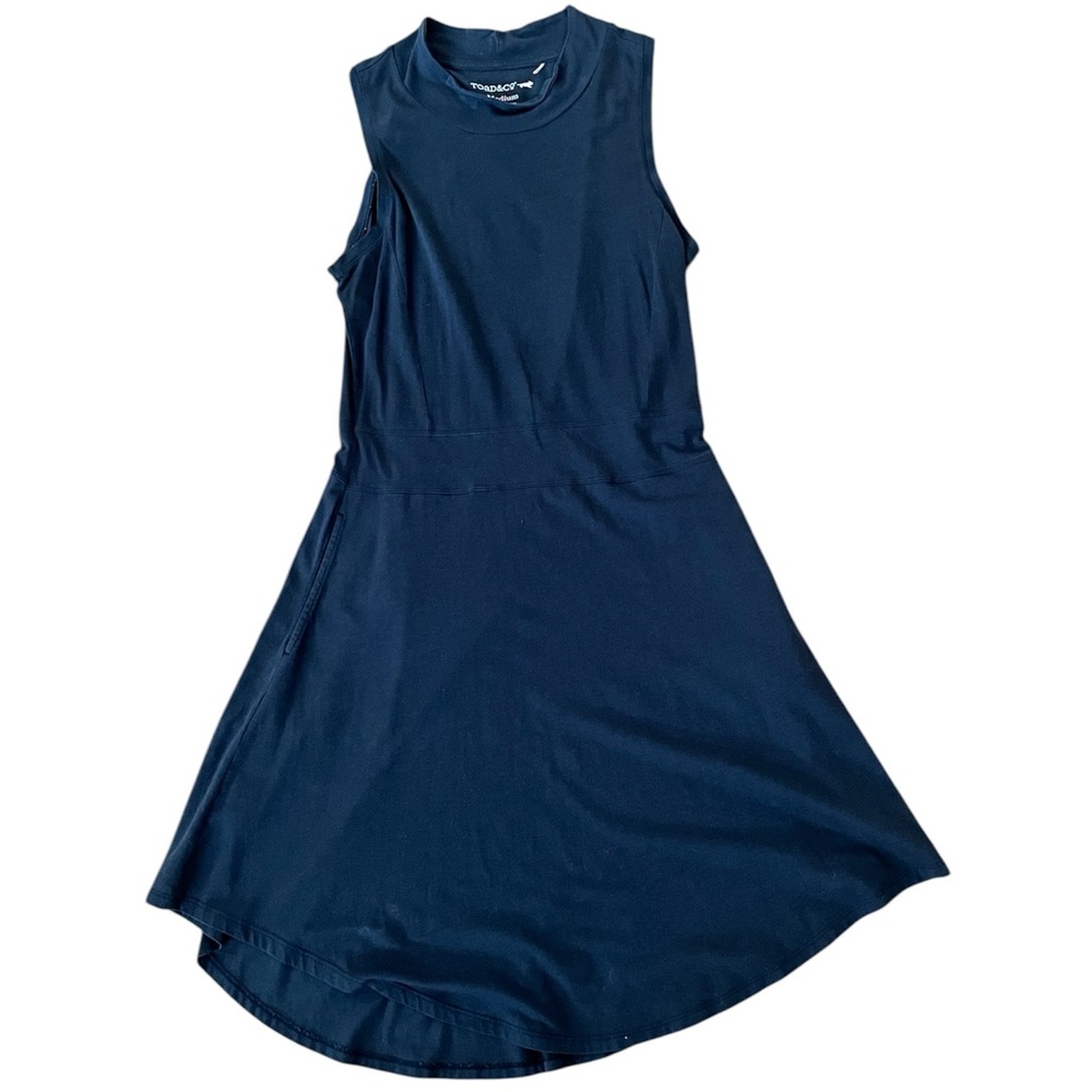 Toad & Co knit black dress